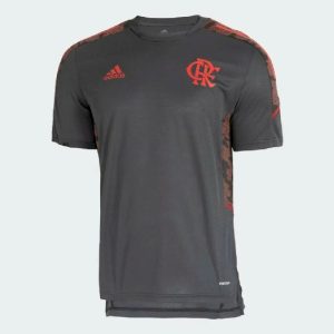Camiseta de entrenamiento gris del Flamengo 2021