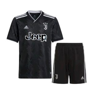 Kit de visitante para niños de la Juventus 2022/23