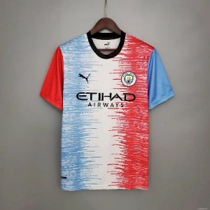 Camiseta de entrenamiento prepartido del Manchester City 2021/22