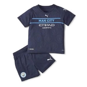 Tercera equipación infantil del Manchester City 2021/22