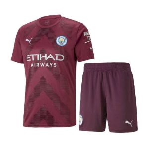 Kit de portero infantil del Manchester City 2022/23