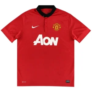 Camiseta retro de local del Manchester United 2013/14