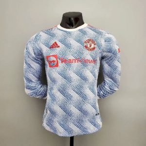 Camiseta de manga larga de visitante del Manchester United, versión de jugador 2021/22