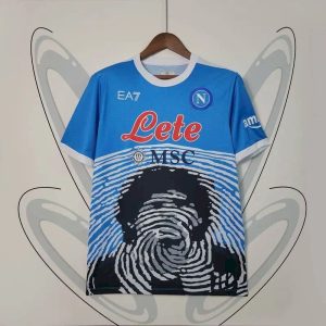 Camiseta conmemorativa del Napoli Sky Blue 2021/22