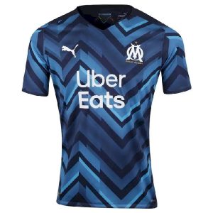 Versión del jugador de la camiseta visitante del Olympique de Marsella 2021/22
