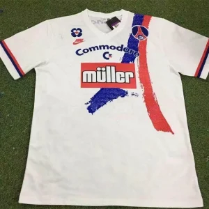 Camiseta retro de visitante del París Saint-Germain 1991/92
