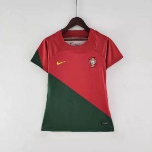 Camiseta local de Portugal para el Mundial 2022 para mujer