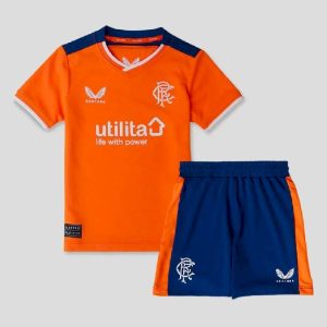 Tercera equipación infantil de los Rangers 2022/23