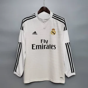 Camiseta retro de manga larga de local del Real Madrid 2014/15