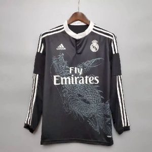 Camiseta retro de manga larga de la tercera equipación del Real Madrid 2014/15