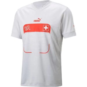 Camiseta de visitante de Suiza para el Mundial 2022